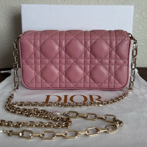 DIOR My Dior Lambskin Leather Phone Crossbody Bag - Picture 5 of 7